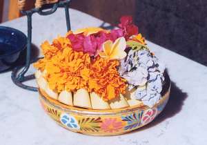 flower shaped offerings